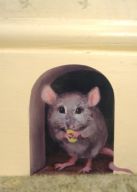 mouse in wall